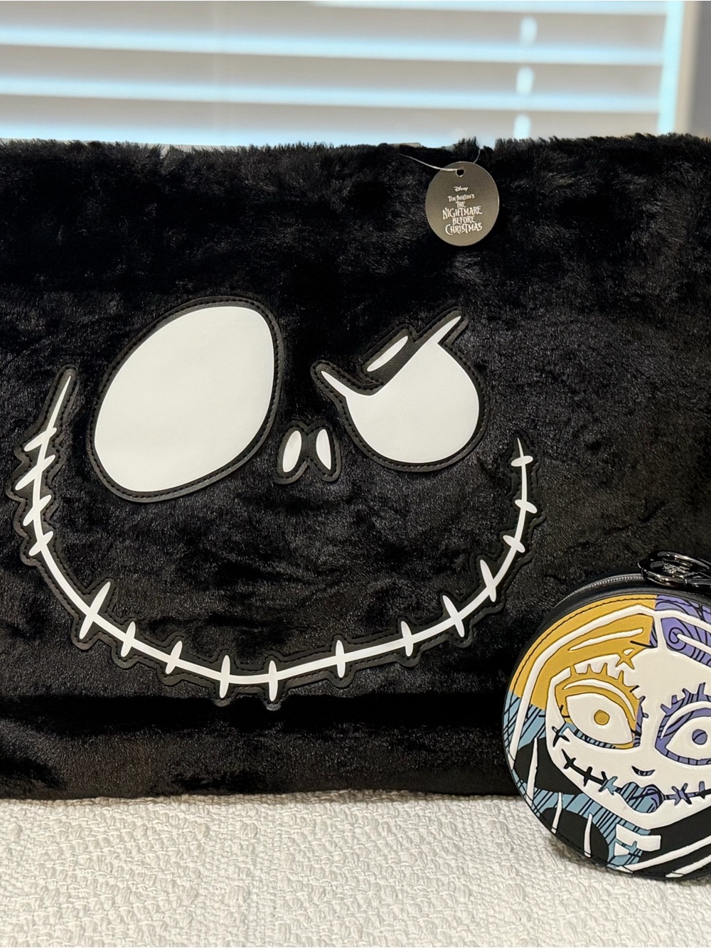 Nightmare before Christmas x Bath and Bodyworks tote bag and coin purse